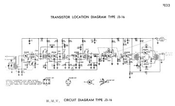 HMV ;Australia J3 schematic circuit diagram